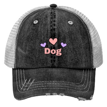 Discover Dog Love, girlfriend, boyfriend Trucker Hats