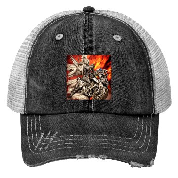 Discover Devil Hellfire Riding Motorcycle Trucker Hats
