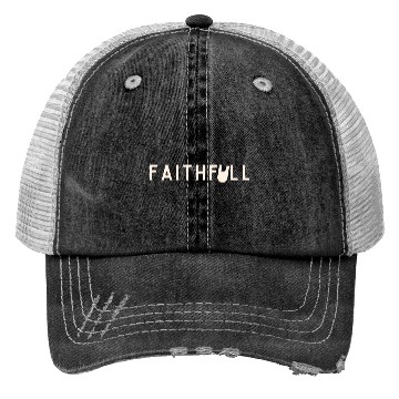 Discover Faith Full Light Lettering Graphic Trucker Hats