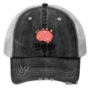 Discover Embrace Neurodiversity Trucker Hats