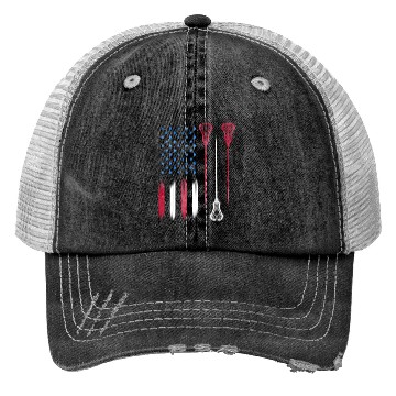 Discover Us Flag Colors Lax Usa Lacrosse Trucker Hats