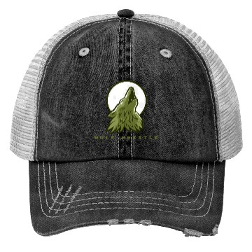 Discover wolf whistle Trucker Hats