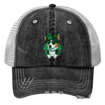 Discover Lucky Pup St. Patricks Day for Dog Lovers. Trucker Hats
