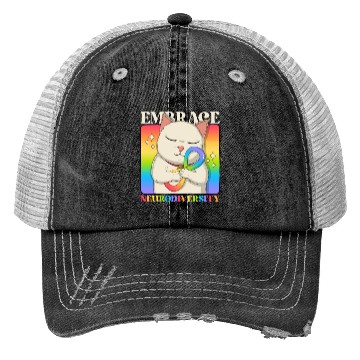 Discover Embrace Neurodiversity Trucker Hats