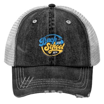 Discover Back To School Slogan Trucker Hats
