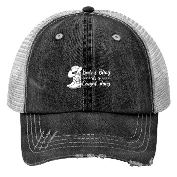 Discover Boots And Bling It's A Cowgirl Thing Trucker Hats