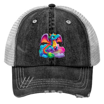 Discover Dragon Sublimation Clipart Trucker Hats