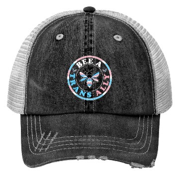 Discover Bee A Trans Ally Transgender Apparel Trucker Hats