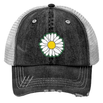 Discover green daisy flower Trucker Hats