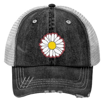 Discover red daisy flower Trucker Hats