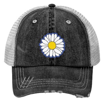 Discover blue daisy flower Trucker Hats