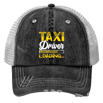 Discover Taxi Driver Loading Taxicab Cab Driver Cabbie Trucker Hats