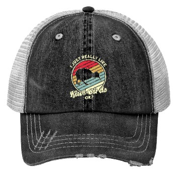 Discover Bird Lover Endangered Species Kiwi Bird Trucker Hats