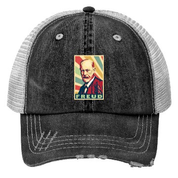 Discover Sigmund Freud Vintage Colors Trucker Hats