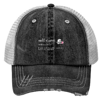 Discover Self-Care Definition Trucker Hats
