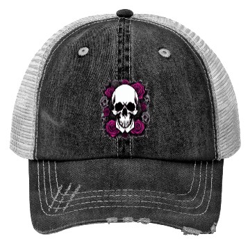 Discover Los Angeles Mexican sugar skull Trucker Hats