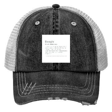 Discover Beagle Definition PTBW Trucker Hats