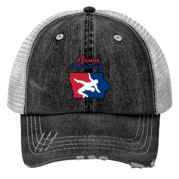 Discover Iowa Wrestling Trucker Hats
