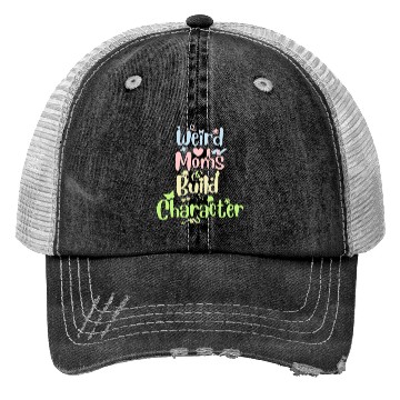 Discover Groovy Weird Moms build character Trucker Hats