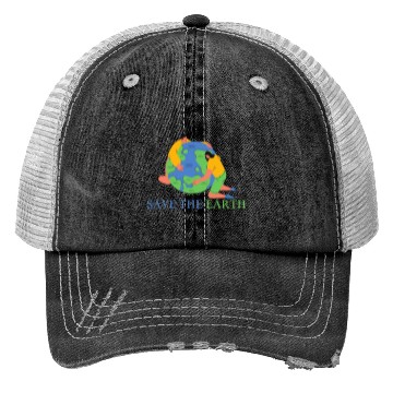 Discover save the earth day Trucker Hats