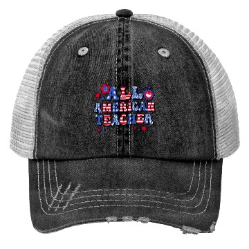 Discover Groovy All American Teacher Trucker Hats