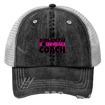 Discover Dibs On The Volleyball Coach 4 Trucker Hats