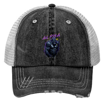 Discover Alpha male Gorilla Trucker Hats