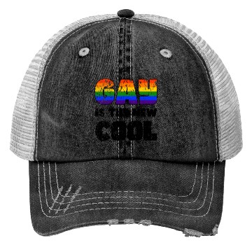 Discover Pride LGBTQ. Statement Trucker Hats