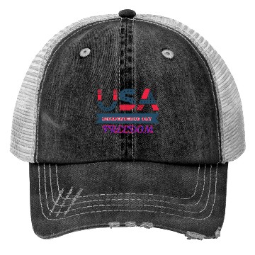 Discover Pride Gift For Lovers USA Independence Day Trucker Hats