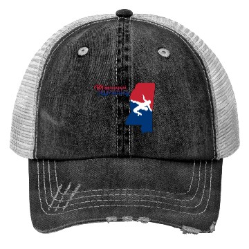 Discover Mississippi Wrestling Trucker Hats