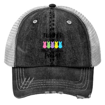 Discover Teacher Of The Most Awesome Peeps Teacher Easter Trucker Hats
