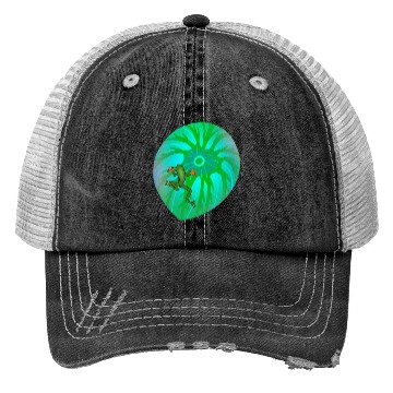 Discover Frog on a Leaf Trucker Hats