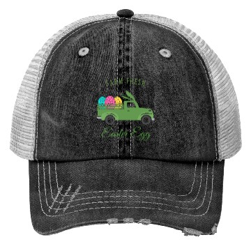 Discover Farm Fresh Easter Day Trucker Hats