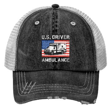 Discover Us Driver Ambulance Driver Paramedic Emergency Trucker Hats