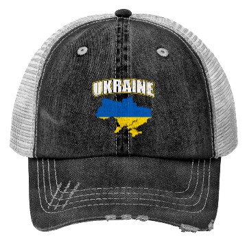Discover Ukraine Flag Nation National Colors Origin Kiev Trucker Hats