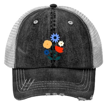 Discover Hello spring flowy Trucker Hats for women