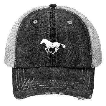 Discover Floral Horse Trucker Hats