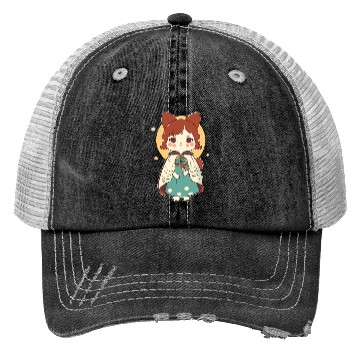 Discover Cat Art Japanese Cat Girl Trucker Hats