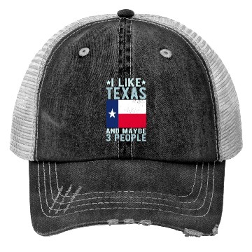Discover Texas Flag US State Trucker Hats