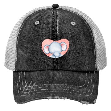 Discover Baby Elephant Trucker Hats