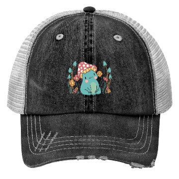 Discover Cottagecore Mushroom Aesthetic Nature Conservation Trucker Hats