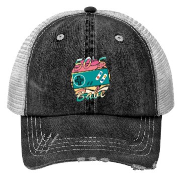 Discover Gamer Girl Babe Retro 50s 1950 Trucker Hats