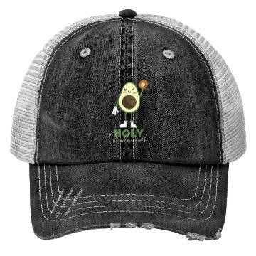 Discover Holy Strikeamole Baseball Softball Avocado Trucker Hats