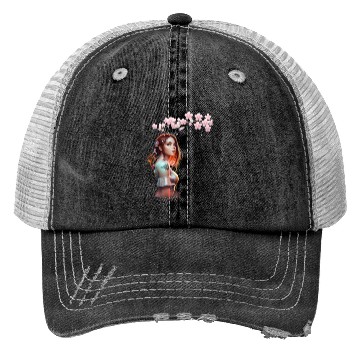 Discover Avatar, AI design Anime girl Trucker Hats