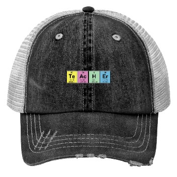 Discover Science Teacher Chemical Elements Trucker Hats