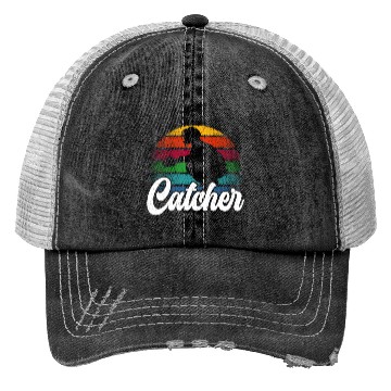 Discover Baseball Lover Baseball Player Baseball Catcher Trucker Hats
