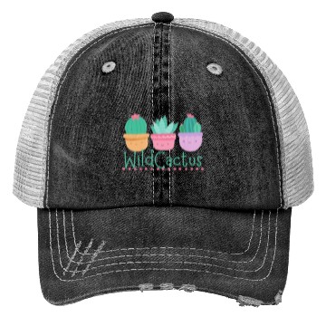 Discover Wildflowers and cactus Trucker Hats