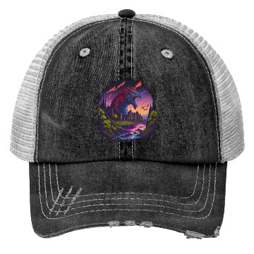 Discover Dragon Trucker Hats