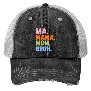 Discover MA MAMA MOM BRUH Trucker Hats