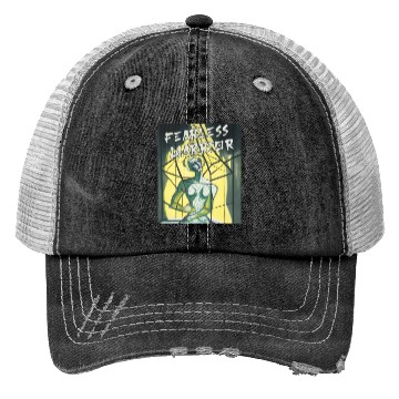 Discover Fearless Warrior Conquering Atychiphobia Trucker Hats